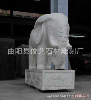 王氏雕刻 優(yōu)質(zhì)漢白玉石雕吉象如意，直擊曲陽(yáng)工藝魅力